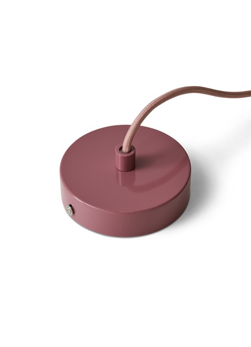 HKliving Bulb hanglamp 15,2 cm - achterkant donkerrood