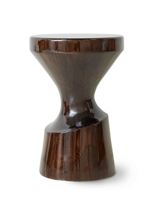HKliving Burgundy kruk 33 cm