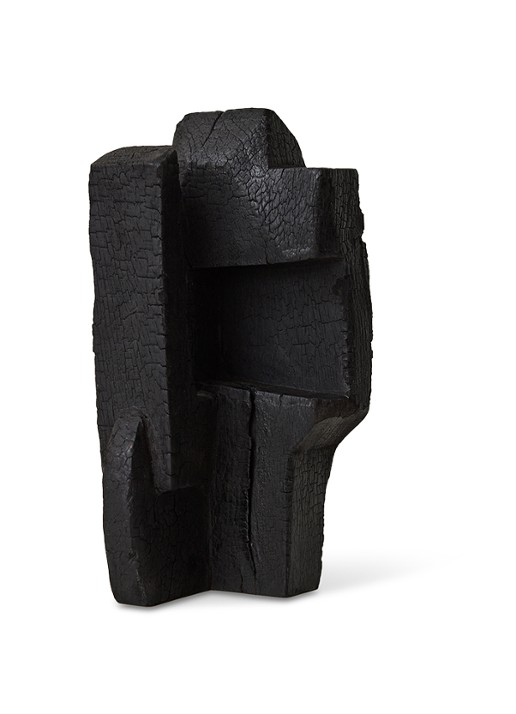 HKliving Burned ornament - voorkant 6 zwart