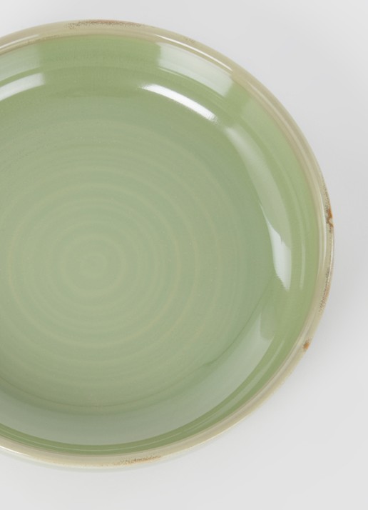 HKliving Chef Ceramics diep bord 19,3 cm  - detail lichtgroen