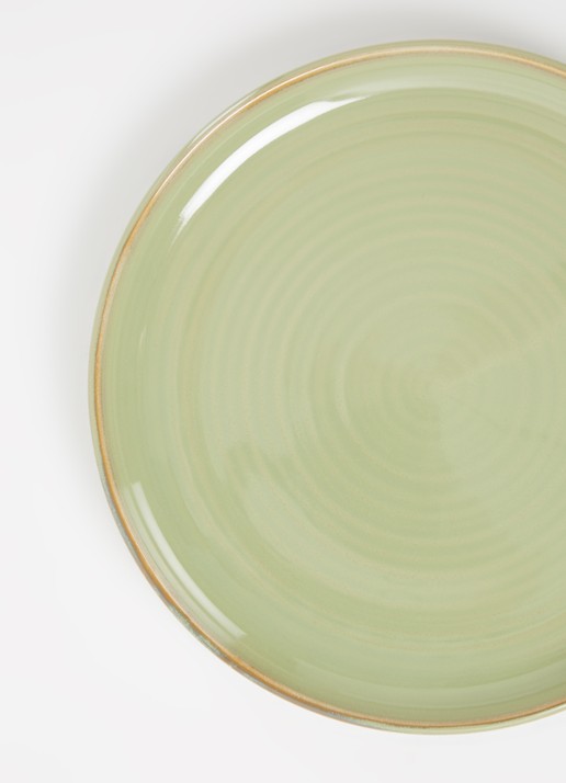 HKliving Chef Ceramics dinerbord 26 cm - detail 3 mosgroen