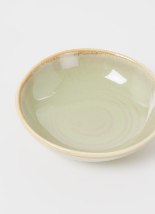 HKliving Chef Ceramics dipschaal 9 cm  - detail lindegroen
