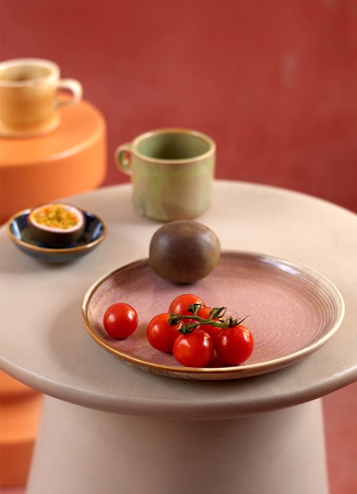 HKliving Chef ontbijtbord 20 cm - detail 5 oudroze