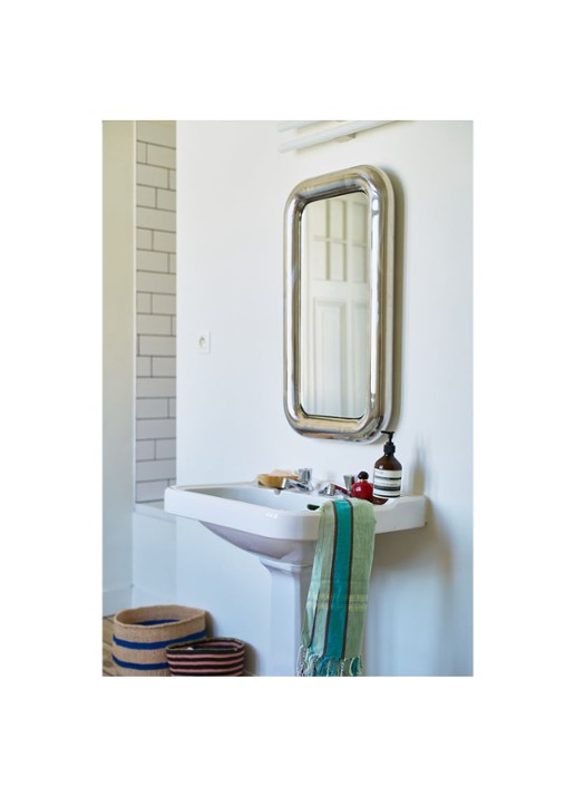 HKliving Chubby Chrome spiegel 45 cm x 80 cm - detail zilver