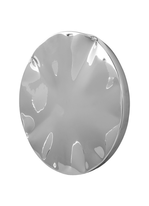 HKliving Dent wandelement 68 cm - voorkant 2 zilver