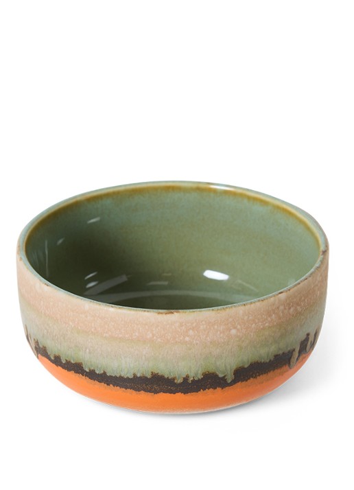 HKliving Dessert kom 12,5 cm - voorkant 3 orange