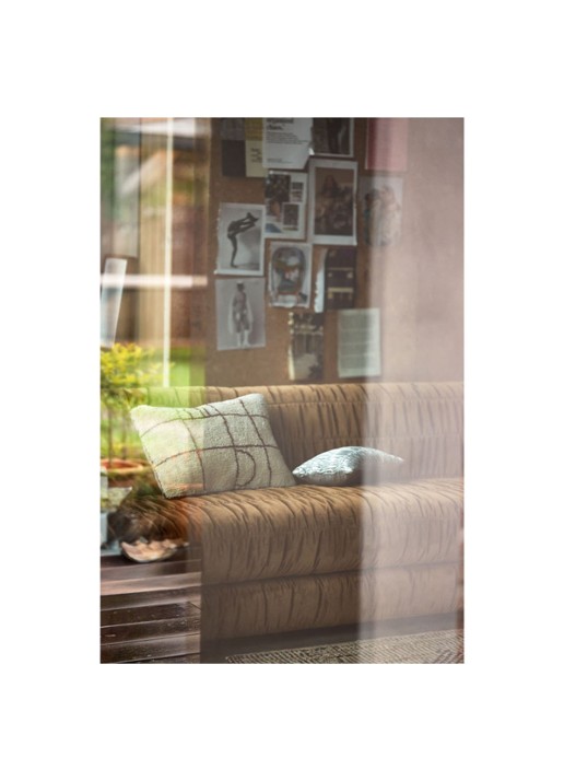 HKliving Easy sierkussen 60 x 40 cm - detail 6 bordeauxrood