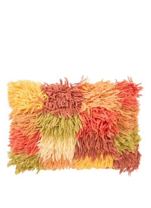 HKliving Fluffie Rag sierkussen 60 x 40 cm