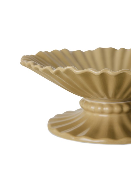 HKliving Fruitschaal 27 cm - detail 2 beige