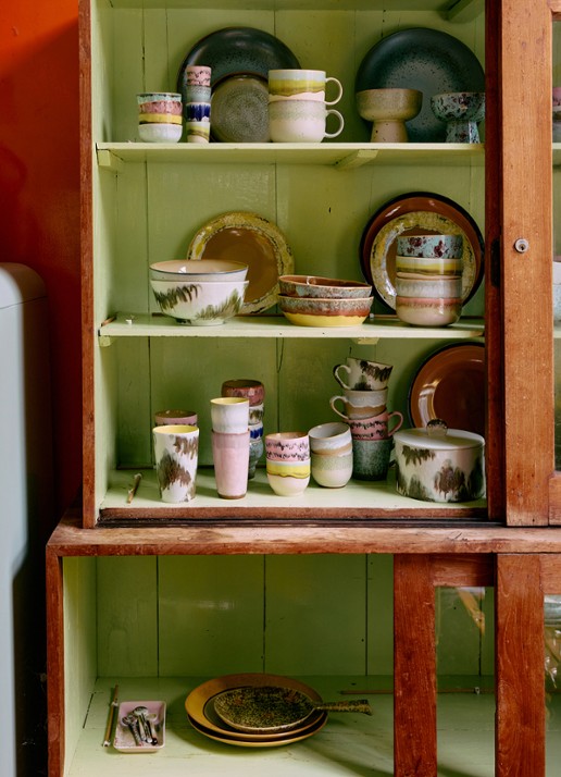 HKliving Glint koffiekopje - detail 5 groen