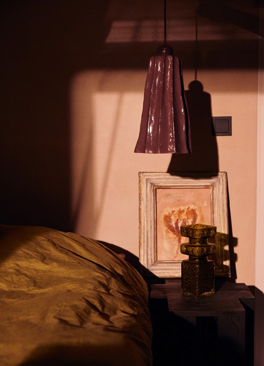 HKliving Hanglamp 37 cm - detail 6 bruin
