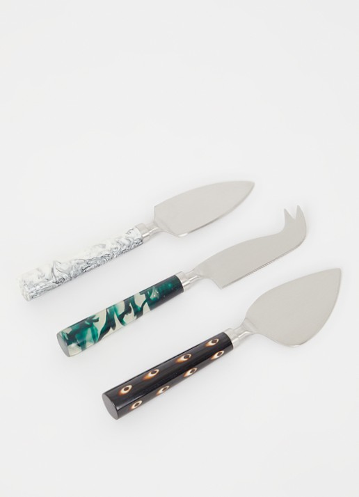 HKliving Kaasmes set van 3 in giftbox