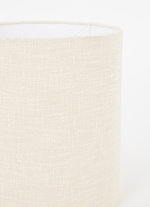 HKliving Lampenkap van linnen Ø38 cm - voorkant 2 beige