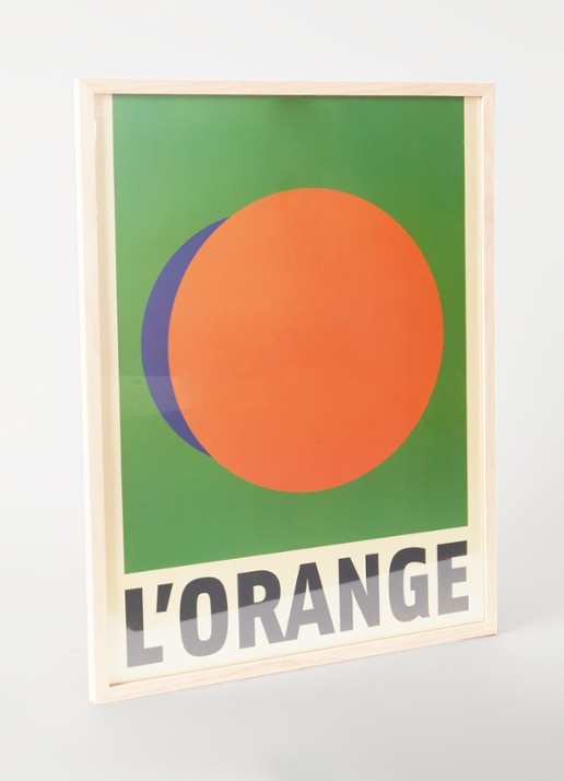 HKliving LÓrange Metro wanddecoratie - voorkant 2 orange