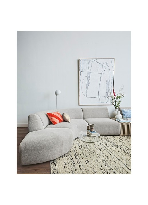 HKliving Matt vaas M 21 cm - detail 4 wit