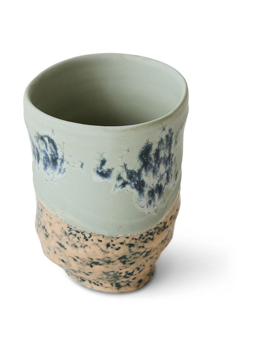HKliving Mok 9,2 cm - voorkant 3 groen