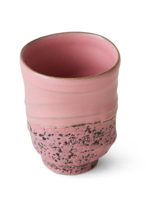 HKliving Mok 9,2 cm - voorkant 3 roze