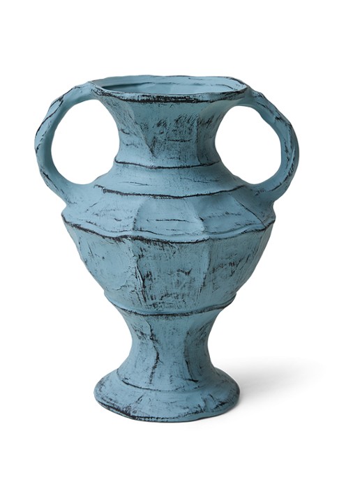 HKliving New Classics vaas - voorkant blauw
