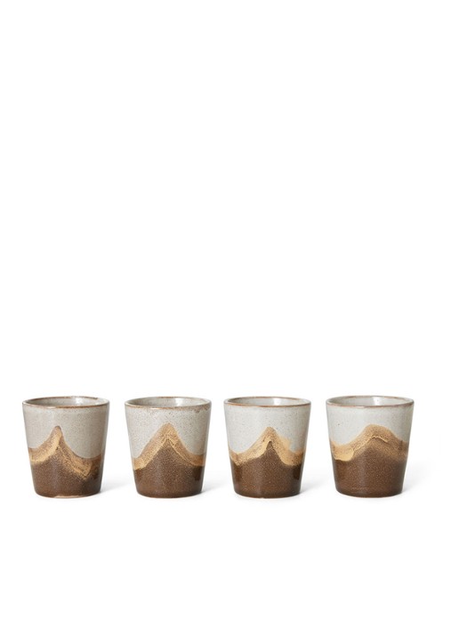 HKliving Oasis koffiekopje 23 cl - detail multicolor