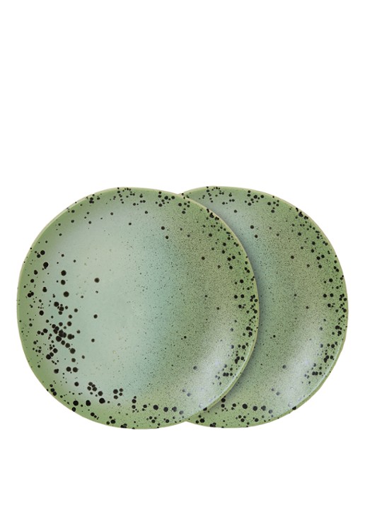 HKliving Ontbijtbord 22 cm set van 2