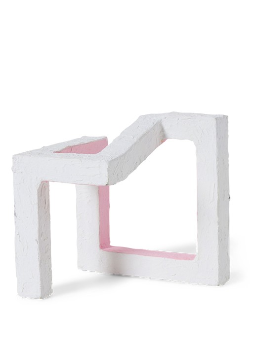 HKliving Paper Object: Angular Construction ornament - achterkant 7 multicolor