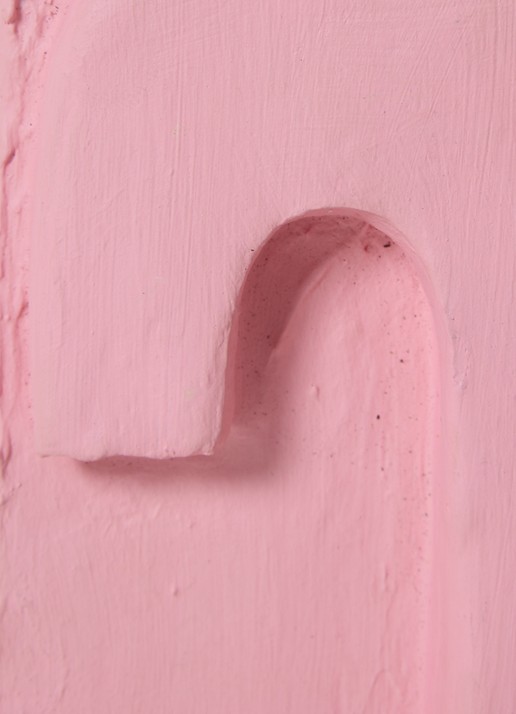 HKliving Pocket Exhibit: Crave wandelement 16 x 12 cm - achterkant roze