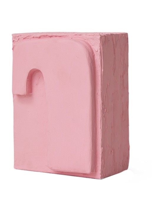 HKliving Pocket Exhibit: Crave wandelement 16 x 12 cm - voorkant 6 roze