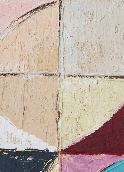 HKliving Pocket Exhibit: Palette wandelement 26 x 20 cm - achterkant 3 roze