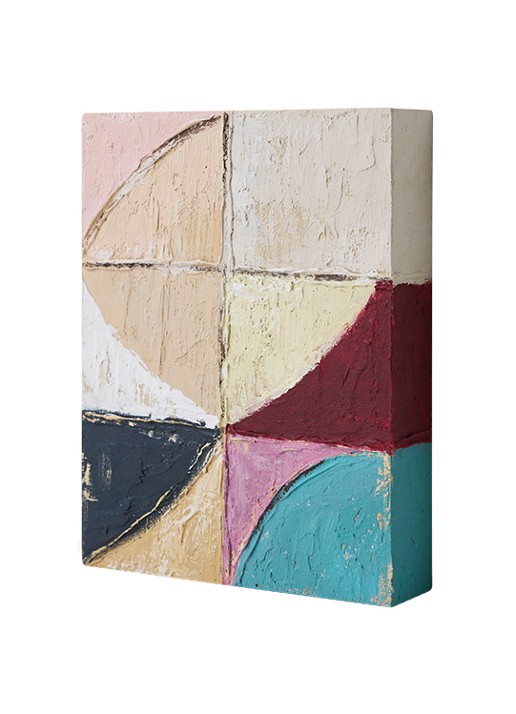 HKliving Pocket Exhibit: Palette wandelement 26 x 20 cm - voorkant 2 roze