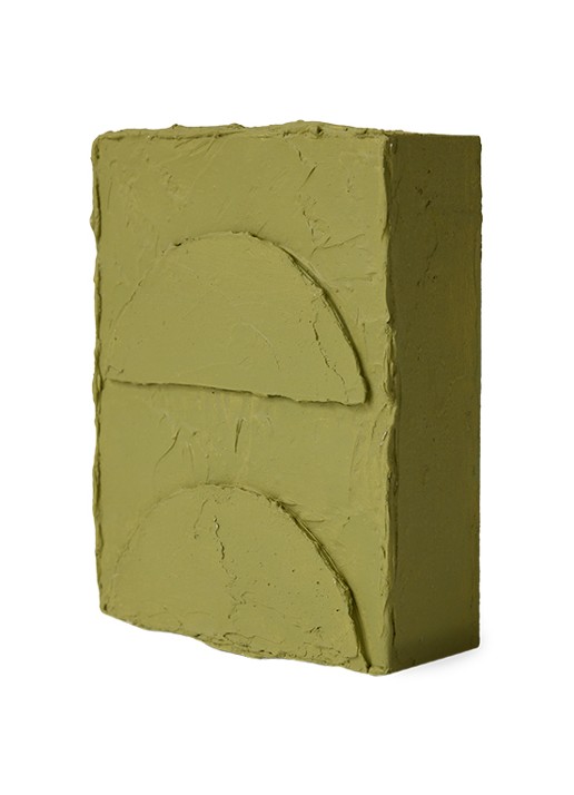HKliving Pocket Exhibit: Verdant wandelement 24 x 19 cm - voorkant 5 groen