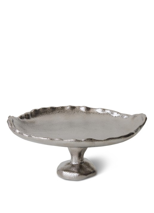 HKliving Schaal 30 x 23 cm - voorkant 2 zilver