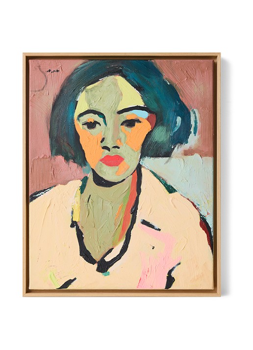 HKliving Self-Made wandelement 43 x 53 cm - voorkant bruin