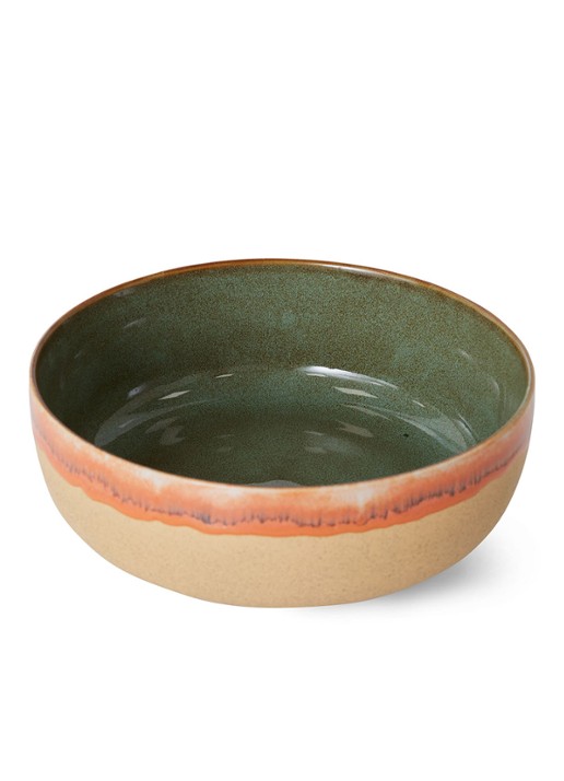 HKliving Shore saladekom 25 cm - voorkant 2 beige