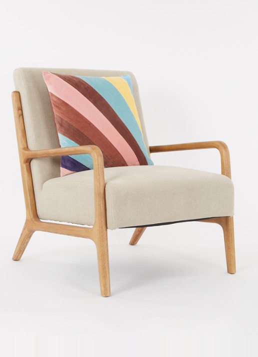 HKliving Sierkussen 45 x 45 cm - voorkant 2 multicolor