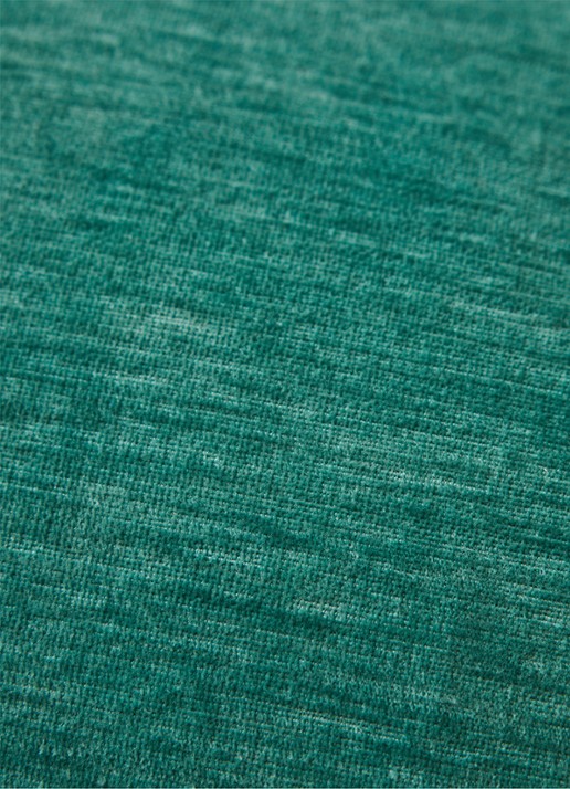 HKliving Sierkussen 50 x 35 cm - achterkant turquoise