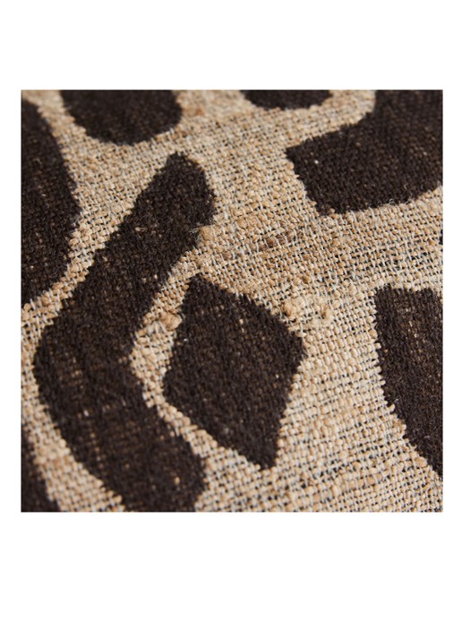 HKliving Silk sierkussen 40 x 25 cm - detail 4 lichtbruin