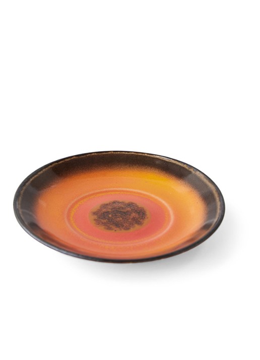 HKliving Slow Roast schotel 11,5 cm - voorkant 6 oranjerood