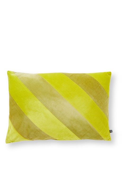 HKliving Striped Velvet sierkussen 60 x 40 cm