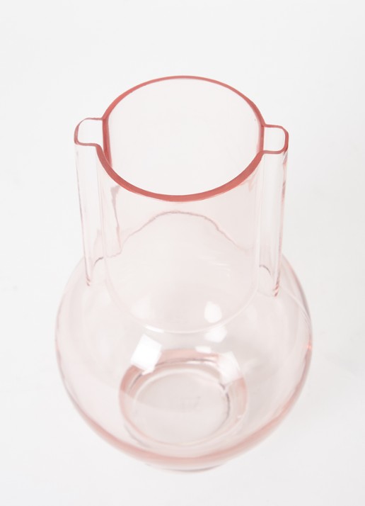 HKliving Sundae vaas 23 cm - voorkant 2 lichtroze