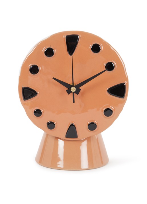 HKliving Tafelklok van keramiek 20,8 cm