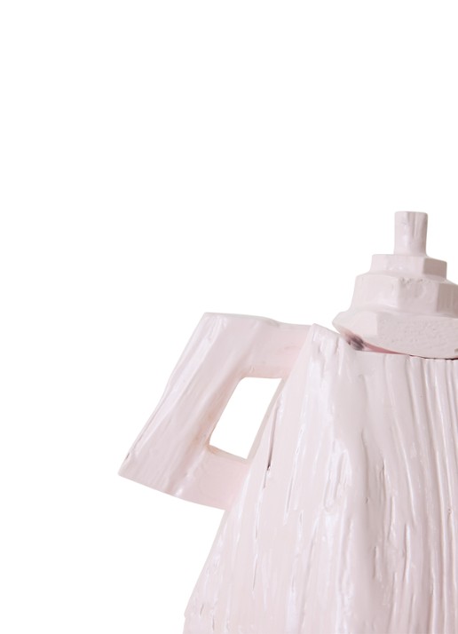 HKliving Teun Zwets Amfora vaas 38 cm - achterkant lila