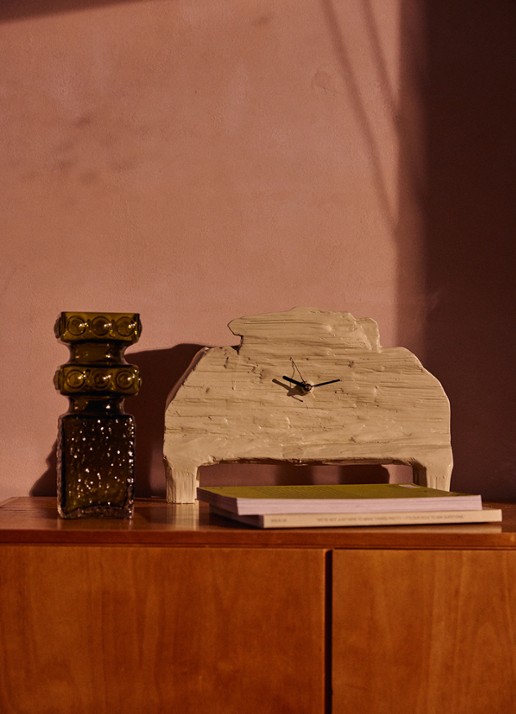 HKliving Teun Zwets klok - detail groen