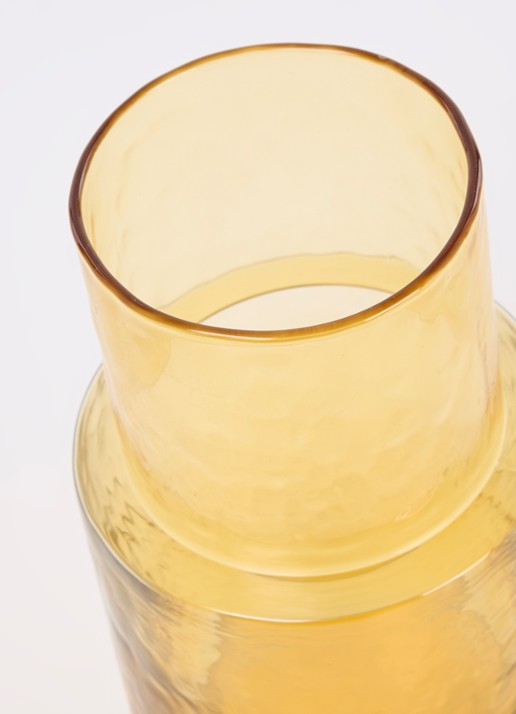 HKliving Tube waterkaraf 80 cl - voorkant 2 oranjebruin