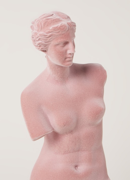 HKliving Venus ornament 46 cm - detail roze