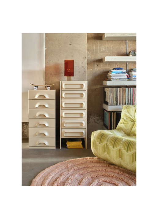 HKliving Vloerkleed  ø150 cm - voorkant 2 roze