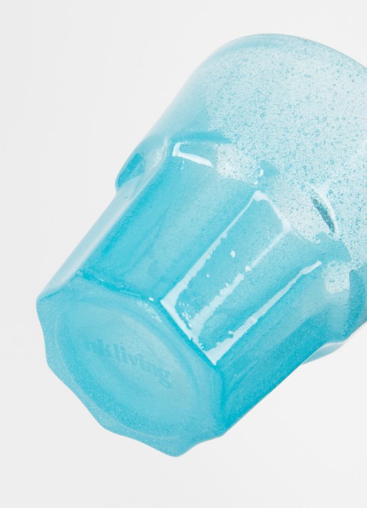 HKliving Waterglas set van 6 - voorkant 2 multicolor