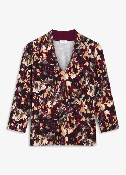 Hobbs Aimee printed top - voorkant 5 paars