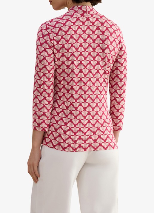 Hobbs Aimee printed top - achterkant rood
