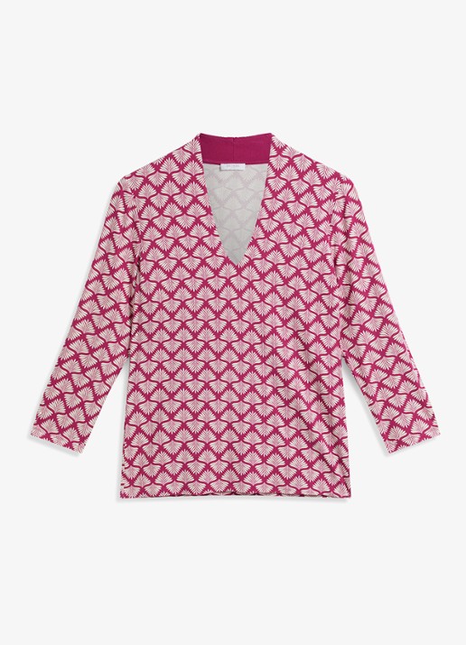 Hobbs Aimee printed top - voorkant 2 rood