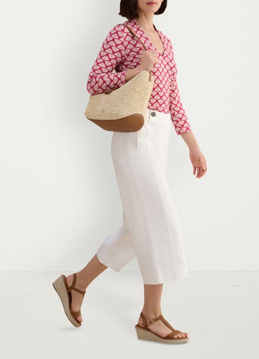 Hobbs Aimee printed top - voorkant 3 rood